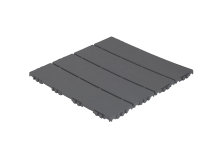 Golvplatta Woodlook Mörkgrå 11-pack Hestra